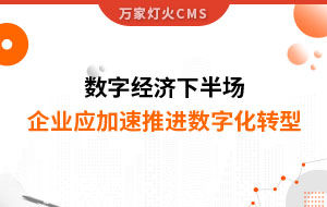 數(shù)字經(jīng)濟下半場，企業(yè)應加速推進數(shù)字化轉(zhuǎn)型